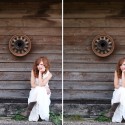 Trash the Dress session in rural Minnesota