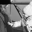 Joe and Jaclyn's winter pregnancy session in St Paul