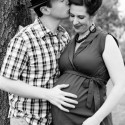 Shannon and Stuart's Mad Men inspired pregnancy session