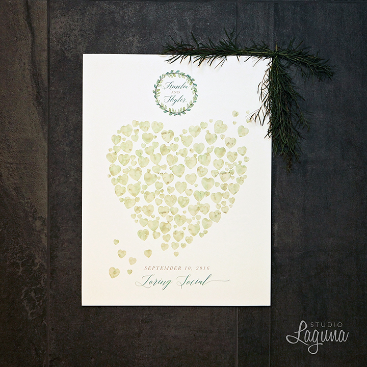 A guestbook AND art for the home